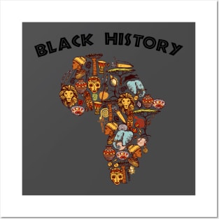 black history month Posters and Art